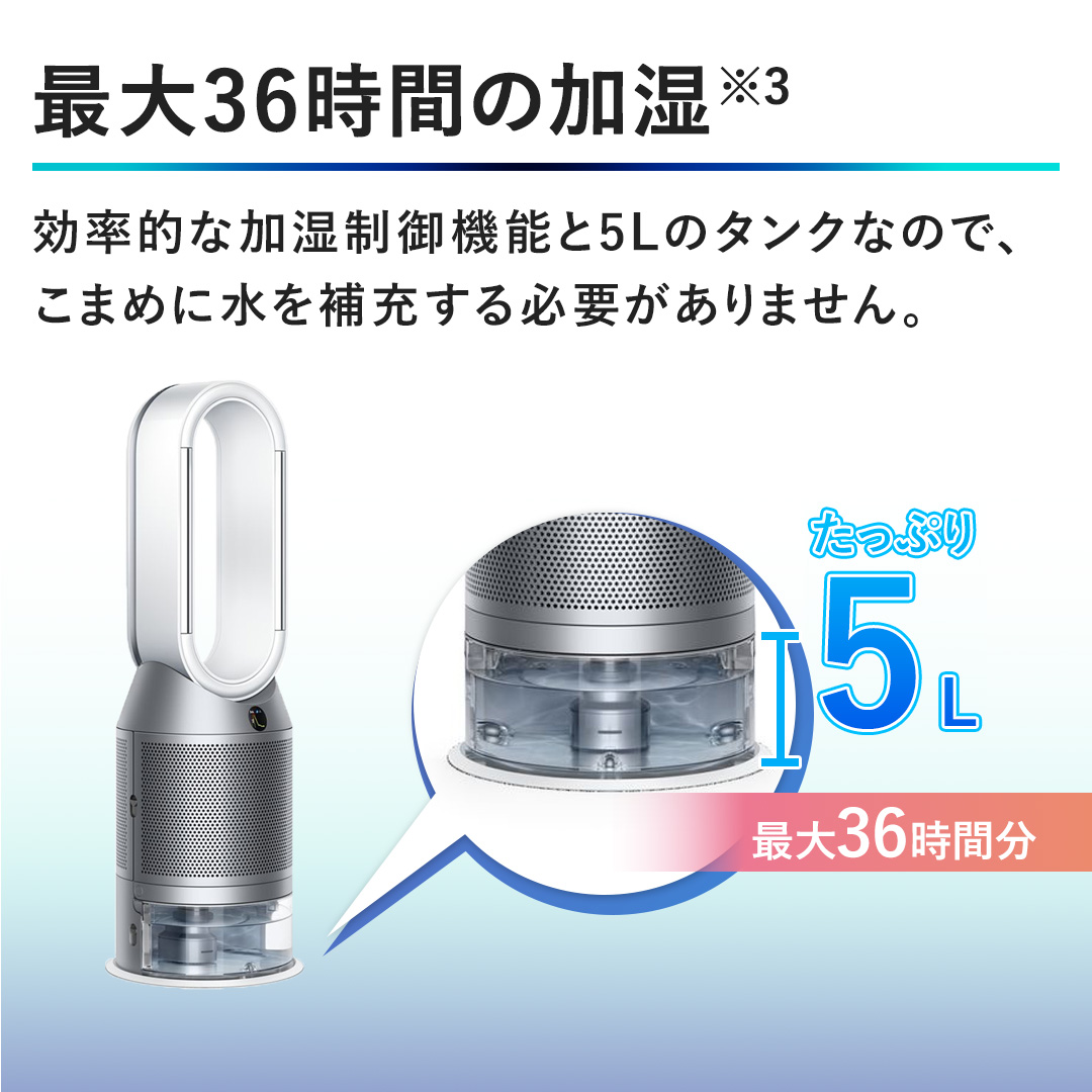 �y�ő�36���Ԃ̉����z�����I�ȉ�������@�\��5L�̃^���N�Ȃ̂ŁA���܂߂ɐ����[����K�v������܂���B