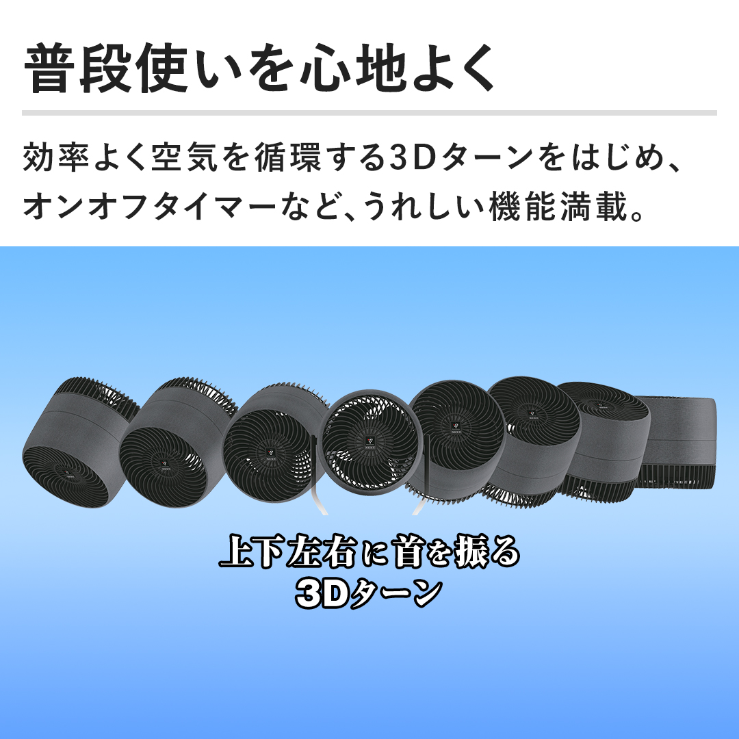 �y���i�g����S�n�悭�z�����悭��C���z����3�c�^�[�����͂��߁A�I���I�t�^�C�}�[�ȂǁA���ꂵ���@�\���ځB