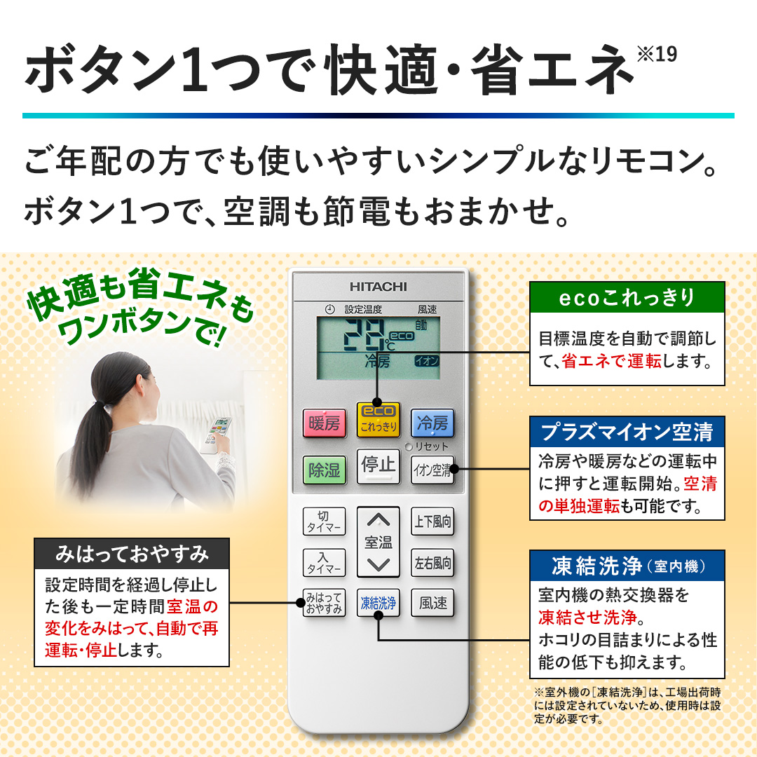 日立 エアコン エアコン CTシリーズ 主に6畳 スターホワイト RAS-CT22R 