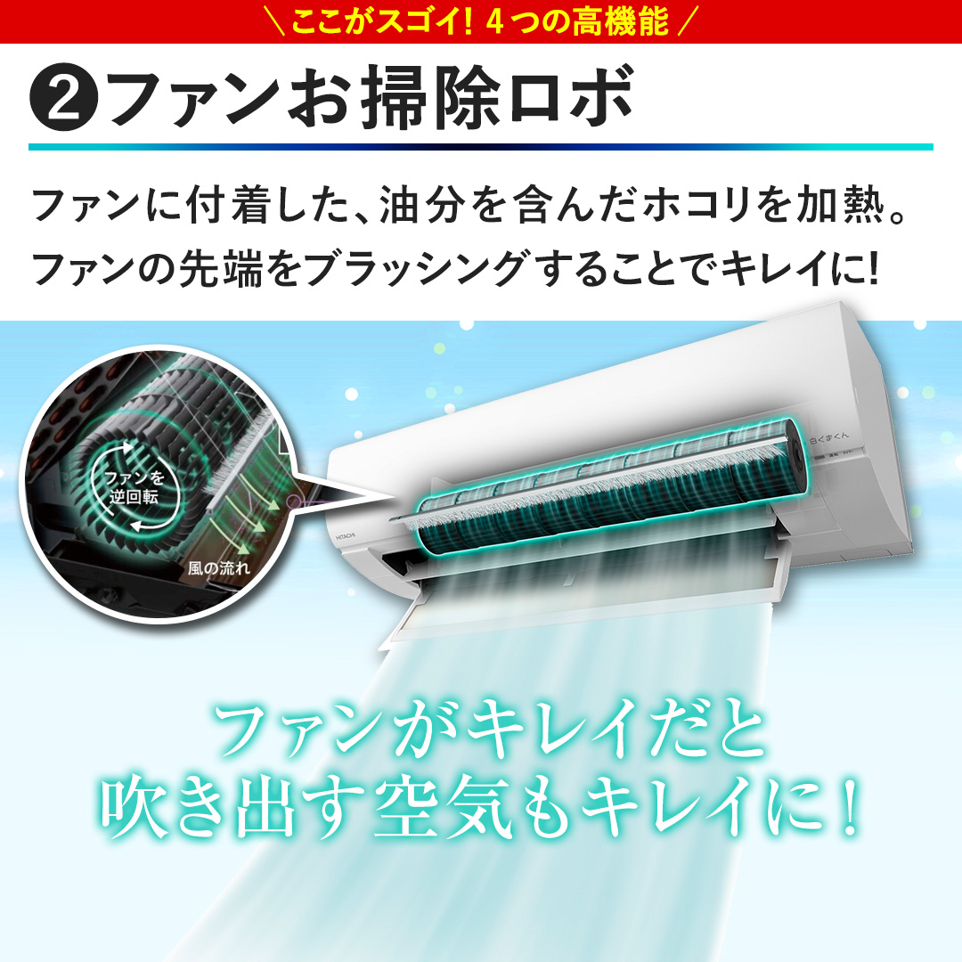 �y❷�t�@�����|�����{�z�t�@���ɕt�������A�������܂񂾃z�R�������M�B �t�@���̐�[���u���b�V���O���邱�ƂŃL���C��!