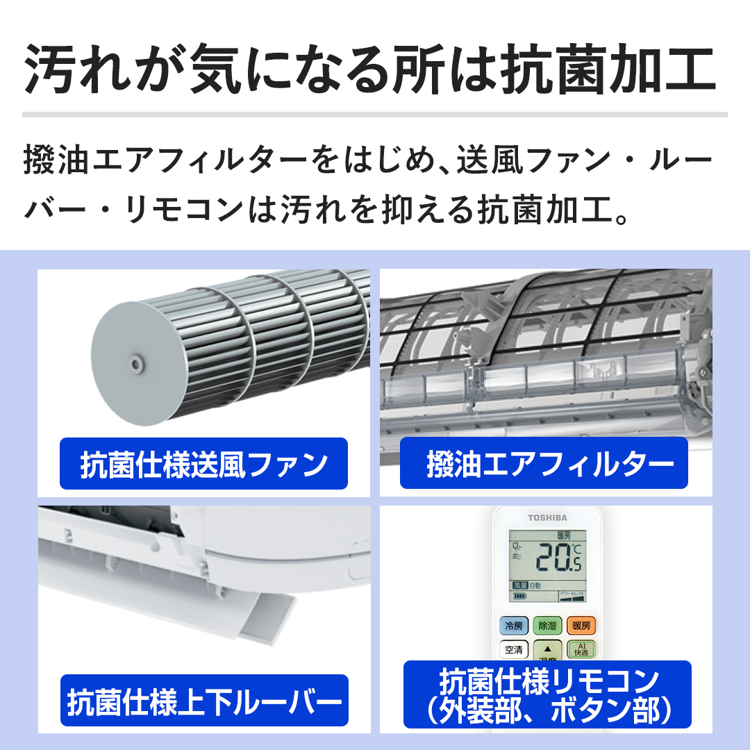 �y���ꂪ�C�ɂȂ鏊�͍R�ۉ��H�z�����G�A�t�B���^�[���͂��߁A�����t�@���E���[�o�[�E�����R���͉����}����R�ۉ��H�B