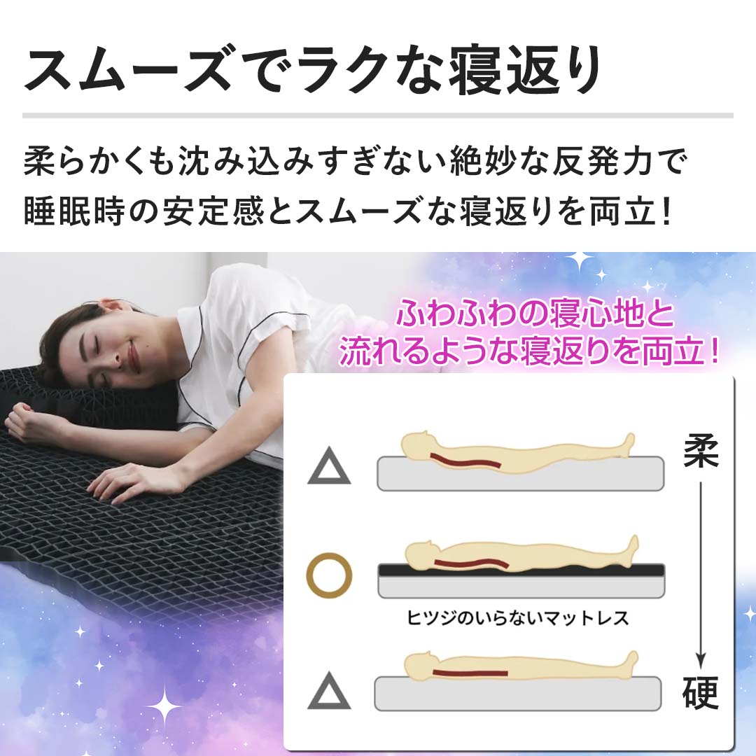 �y�X���[�Y�Ń��N�ȐQ�Ԃ�z�_�炩�������ݍ��݂����Ȃ��▭�Ȕ����͂Ő������̈��芴�ƃX���[�Y�ȐQ�Ԃ�𗼗��I