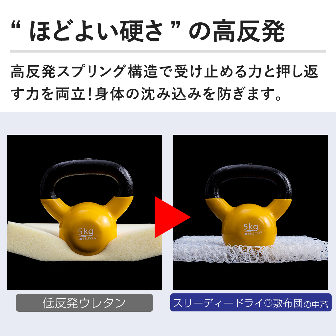 �قǂ悢�d���̍����� �o�l�̂悤�ȍ������X�v�����O�\���Ŏ󂯎~�߂�͂Ɖ����Ԃ��͂𗼗��I�g�̂̒��ݍ��݂�h���B