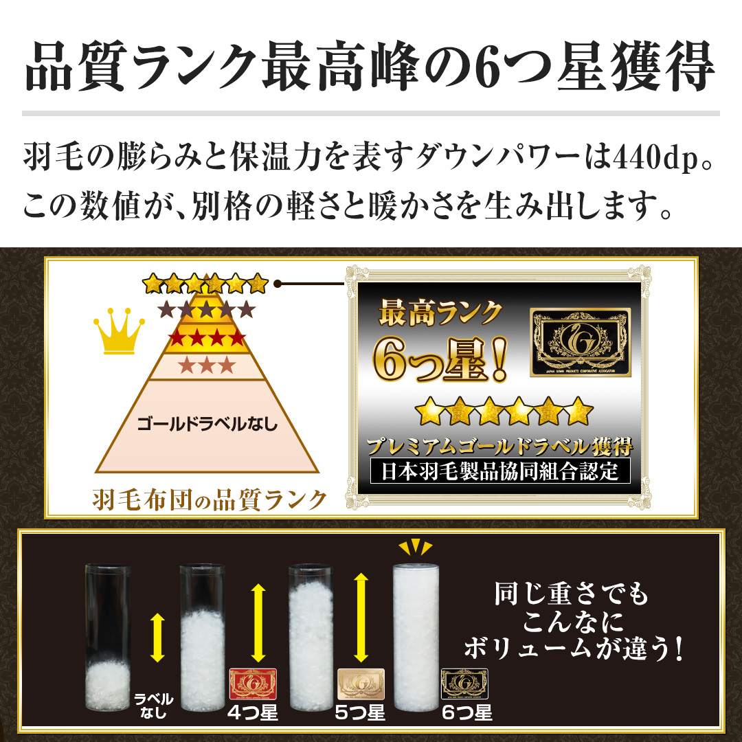 ☆未使用☆ エクセルゴールド 羽毛布団 ジャパネットたかた モリリン シングル モリリン 布団・快眠グッズ プレミアムラベル羽毛布団 シングル