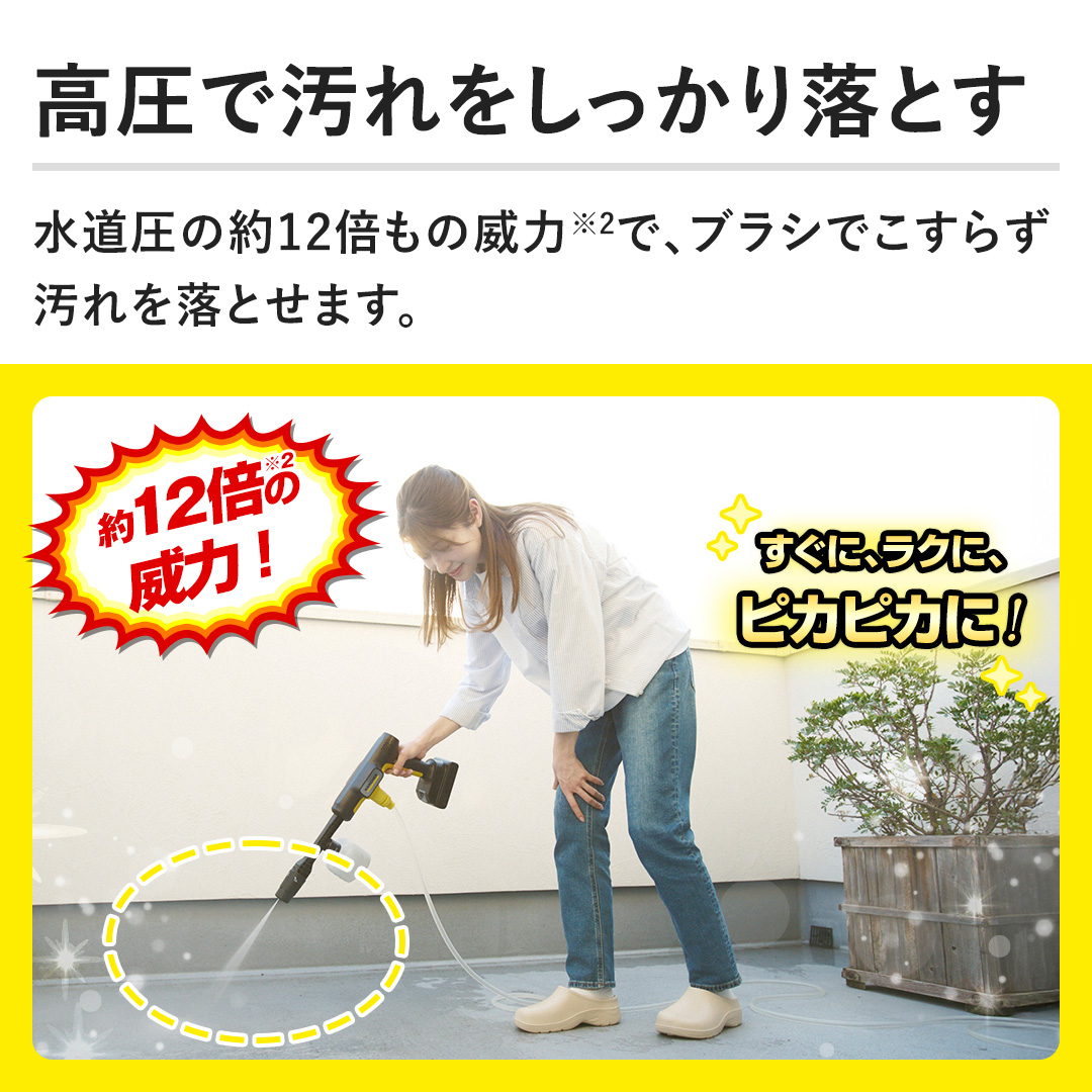 ケルヒャー 高圧洗浄機 モバイル高圧洗浄機 OC 5 ハンディ 1.328-142.0