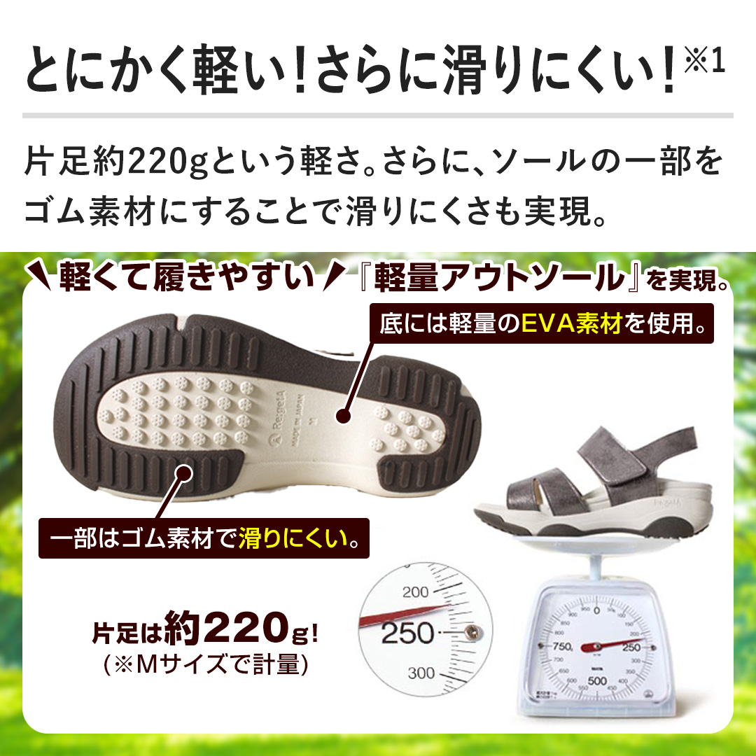 �y�Ƃɂ����y���I����Ɋ���ɂ����I�z�Б���220g�Ƃ����y���B����ɁA�\�[���̈ꕔ���S���f�ނɂ��邱�ƂŊ���ɂ����������B